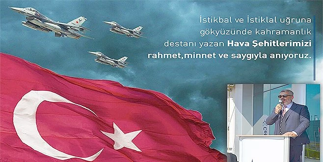GÖKYÜZÜNDE KAHRAMANLIK DESTANI YAZANLARI UNUTMADI