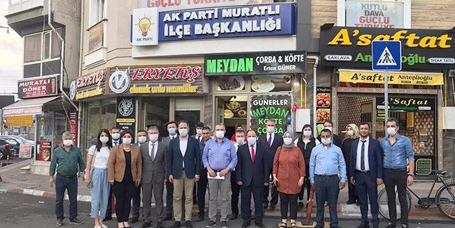 AK PARTİ MURATLI İLÇE BAŞKANLIĞI YENİ YÖNETİM BELİRLENDİ
