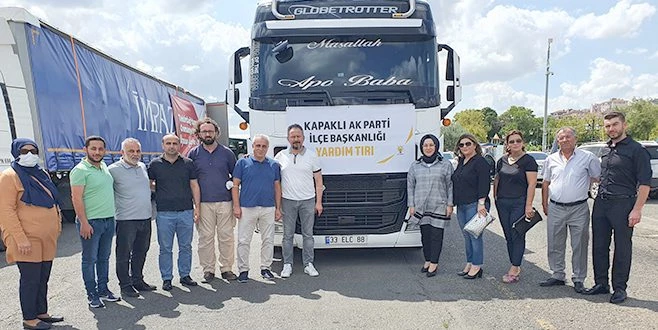 TEKİRDAĞ`IN KARDEŞLİK ELİ AFET BÖLGELERİ İÇİN UZANDI