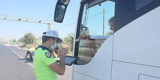 ARAÇLARDA `KORONA VİRÜS` DENETİMİ YAPILDI