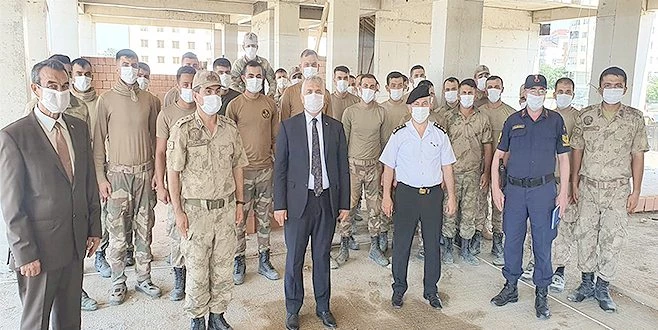 VALİ YILDIRIM ÇERKEZKÖY?DE JANDARMA KARAKOLU İNŞAATINI İNCELEDİ