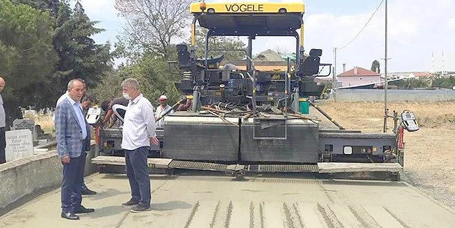  MEZARLIK YOLLARI BAYRAM İÇİN HAZIRLANIYOR 