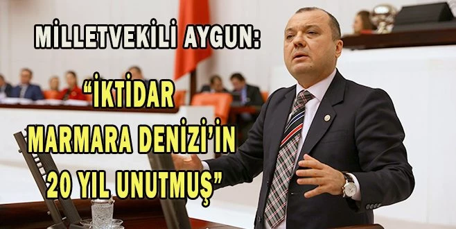CHP?Lİ AYGUN?UN MÜSİLAJ ÖNERGESİNE YANIT GELDİ