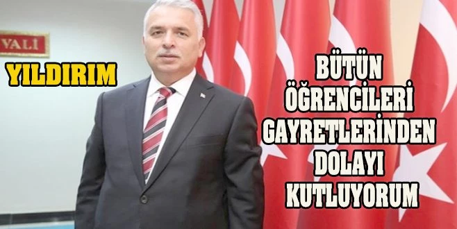 VALİ YILDIRIM?DAN YARIYIL TATİLİ MESAJI