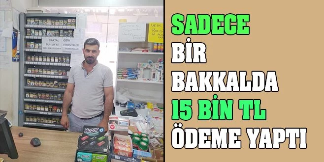 ESRARENGİZ HAYIRSEVER ÇERKEZKÖY`DE BAKKAL BORÇLARINI KAPATTI