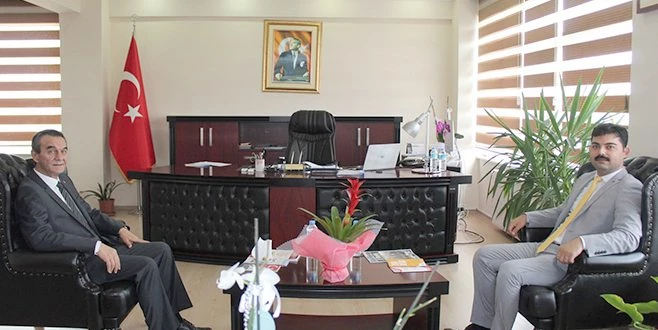 BAŞSAVCI ÖRENCİ?DEN KAYMAKAM ABBAN?A VEDA ZİYARETİ