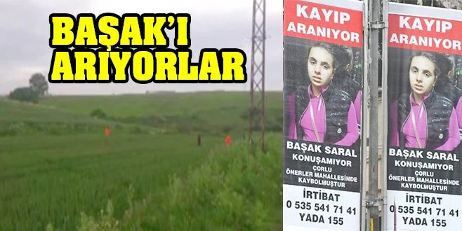 BAŞAK`I ARAMA ÇALIŞMALARI SÜRÜYOR