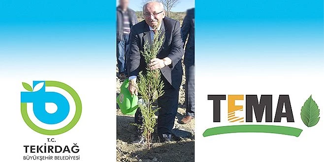 160 FİDANI TOPRAKLA BULUŞUYOR