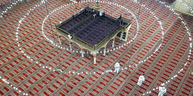 SELİMİYE CAMİİ İBADETE AÇILMAYA HAZIRLANIYOR