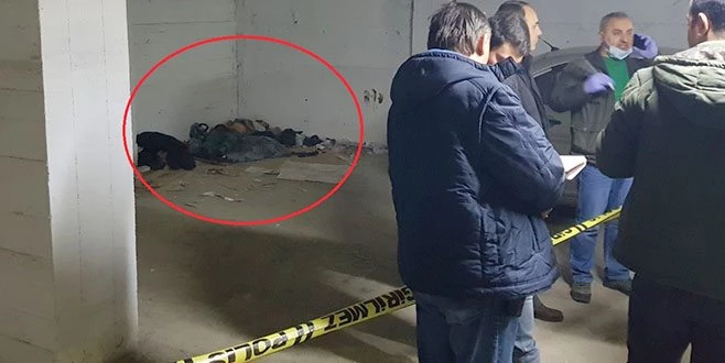 OTOPARKTA ERKEK CESEDİ BULUNDU