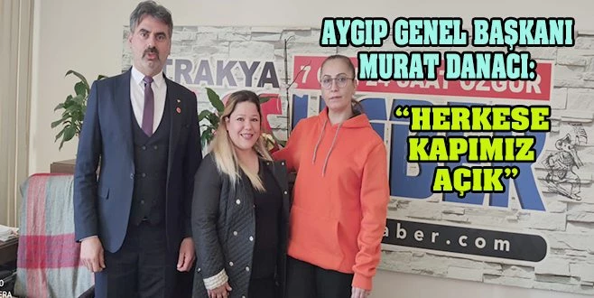 AYDINLIK GELECEĞİN PARTİSİ`NDEN GAZETEMİZE ZİYARET