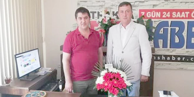 DEMİRCAN`DAN TRAKYA FLAŞ HABER`E GAZETECİLER GÜNÜ ZİYARETİ