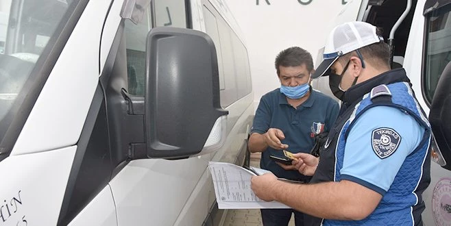 ÖĞRENCİ SERVİSLERİ DENETLENİYOR