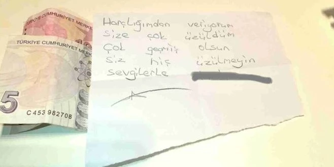 KÜÇÜK KIZ`DAN DEPREMZEDELERE: HARÇLIĞIMDAN VERİYORUM. SİZ HİÇ ÜZÜLMEYİN!