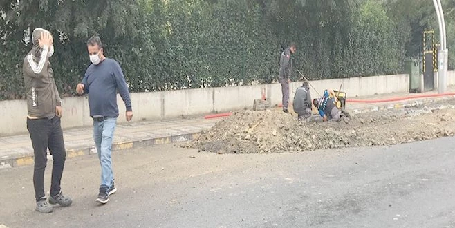 KAPAKLI`DA DOĞALGAZ BORUSU PATLADI