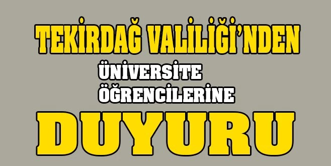 ÜNİVERSİTE ÖĞRENCİLERİNE KAMUDA STAJ SEFERBERLİĞİ PROJESİ 