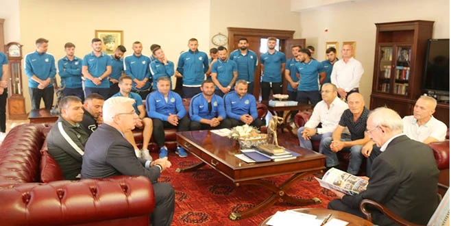 ERGENE VE VELİMEŞESPOR?DAN KILIÇDAROĞLU?NA ZİYARET