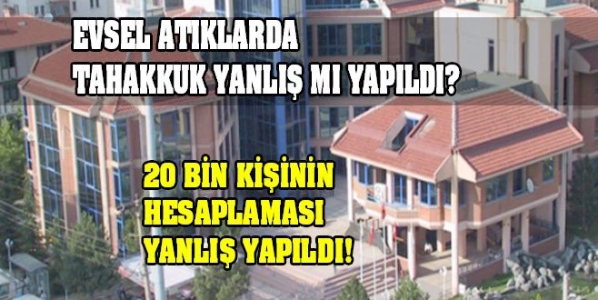 YİNE BELEDİYE YİNE TAHAKKUK!