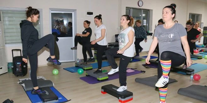 STEP AEROBİK VE PİLATES KURSU 2. DÖNEMİ BAŞLADI 