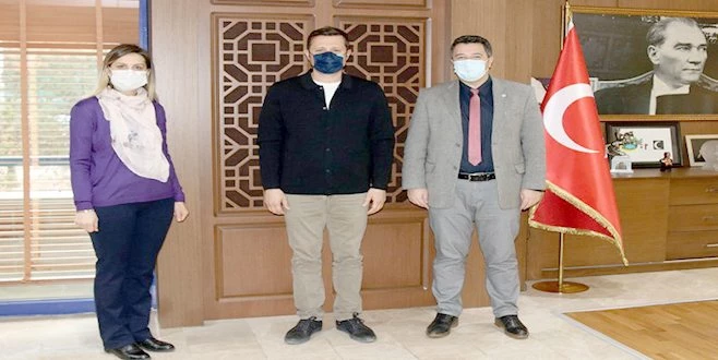 İYİ PARTİ İL BAŞKANI ALKAYA?DAN BAŞKAN AKAY?A NEZAKET ZİYARETİ 