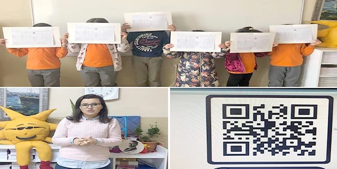 EĞİTİMDE QR KODLU İLK KARNE
