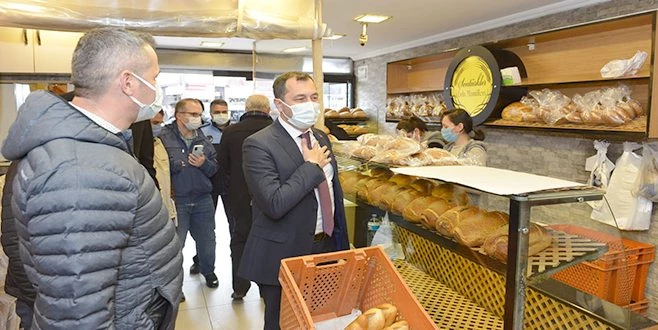 BAŞKAN YÜKSEL FIRINLARI DENETLEDİ