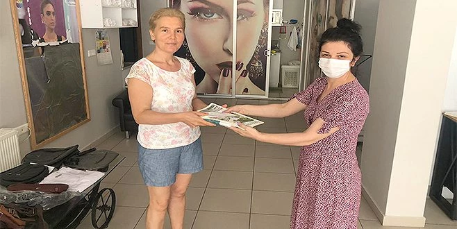 SÜLEYMANPAŞA GÖNÜL ELÇİLERİ KUAFÖRLERİ ZİYARET ETTİ