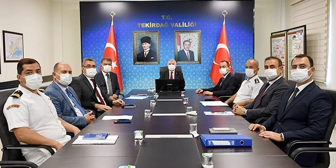 ÜNİVERSİTEDE GÜVENLİK TEDBİRLERİ TOPLANTISI YAPILDI