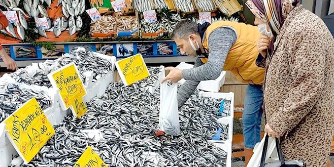 HAMSİNİN KİLOSU 10 TL?YE DÜŞTÜ, VATANDAŞLAR KİLOLARCA ALDI