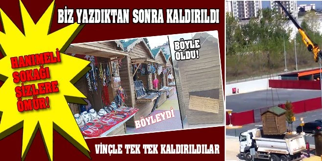 HANIMELİ SOKAĞI TEMİZLENDİ