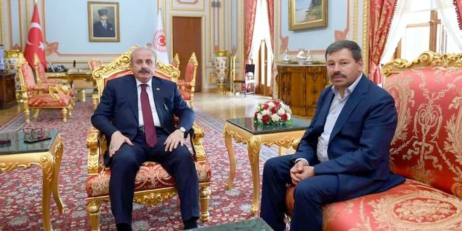 HASAN ACAR TBMM BAŞKANI ŞENTOP`A SORUNLARDAN BAHSETTİ