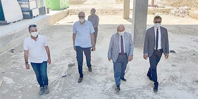 BAŞKAN ALBAYRAK YENİ HİZMET BİNASINDAN İNCELEMELERDE BULUNDU