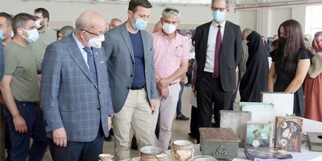TEMEK KURSİYERLERİ HÜNERLERİNİ YILSONU SERGİSİNDE GÖSTERDİ
