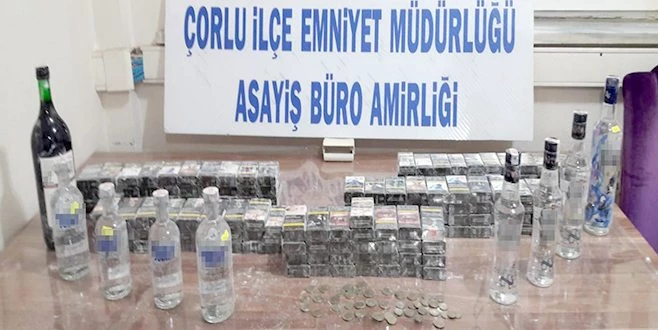 SİGARA VE ALKOL HIRSIZLARI POLİSTEN KAÇAMADI