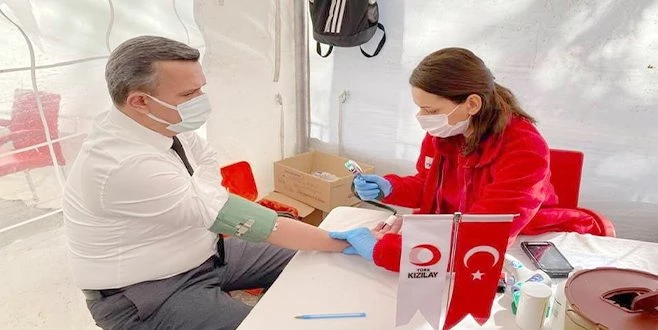 AK PARTİ ÇORLU İLÇE TEŞKİLATI?NDAN KAN BAĞIŞI