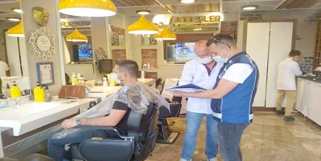 KAPAKLI`DA BERBER VE KUAFÖRLER DENETLENDİ