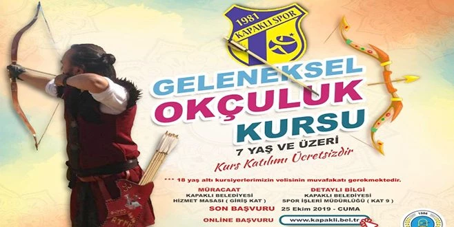 OKÇULUK KURS KAYITLARI BAŞLIYOR