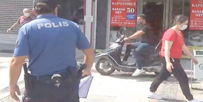 GELİYORUM ŞİMDİ DİYEREK KAÇMIŞTI, BİN 452 TL PARA CEZASI YEDİ