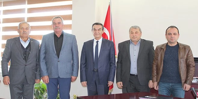 ZİRAAT ODALARI BİRLİĞİNDEN KAYMAKAM ABBAN ZİYARET 