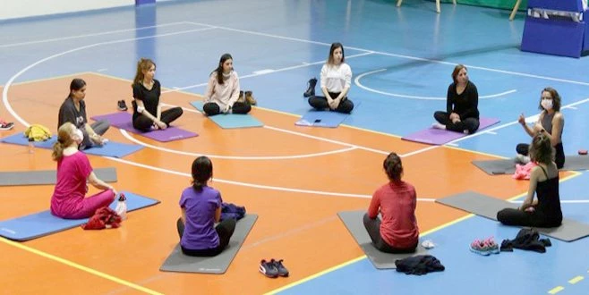 ÇERKEZKÖY?DE KIŞ SPOR KURSLARI DEVAM EDİYOR