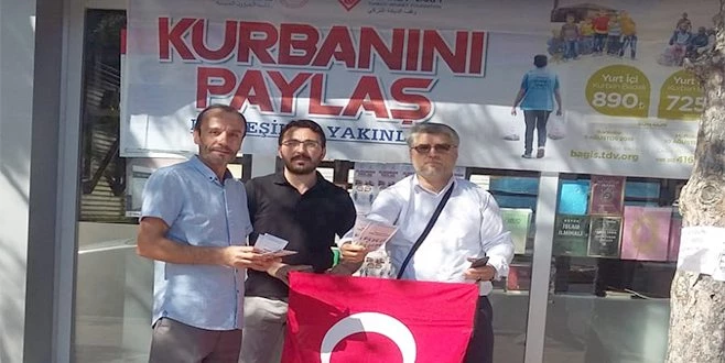  DİYANET VAKFI KURBAN BAĞIŞ STANDI AÇTI