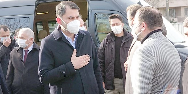 BAKAN KURUM MİLLET BAHÇESİ İNŞAATINDA İNCELEMELERDE BULUNDU