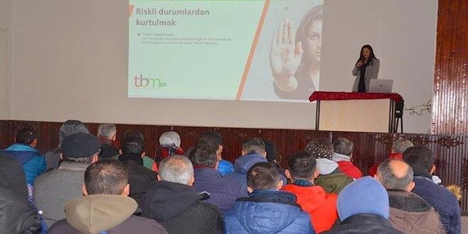 ALKOL VE MADDE BAĞIMLILIĞI EĞİTİMİ VERİLDİ