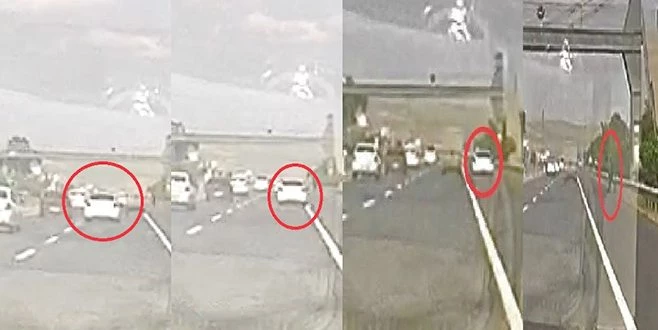 TEKİRDAĞ-İSTANBUL YOLUNDA MAKAS TERÖRÜ KAMERADA