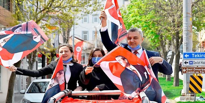 23 NİSAN ULUSAL EGEMENLİK VE ÇOCUK BAYRAMI KONVOYU COŞKU İÇERİSİNDE GERÇEKLEŞTİRİLDİ