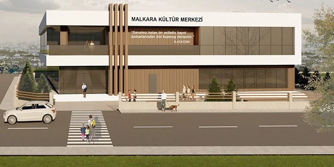 MALKARA ÇOK AMAÇLI SALONUNA KAVUŞUYOR