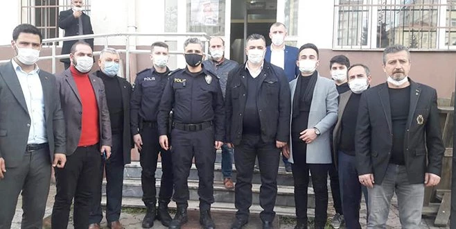 MHP`DEN POLİSE DESTEK