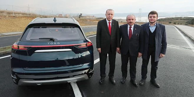 TBMM BAŞKANI ŞENTOP`TAN OTOMOBİL TEŞEKKÜRÜ