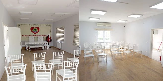 ERGENE?DEKİ NİKAH SALONLARI YENİLENİYOR