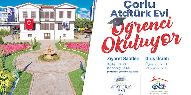 ÇORLU`NUN FİLİZLERİ ATATÜRK EVİ SAYESİNDE YEŞERECEK